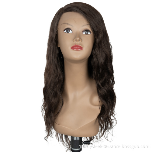 24'' Long Body Wave Wholesale Heat Resistance Synthetic Wig High Temperature Side Part Lace Front Synthetic Hair Wigs for woman